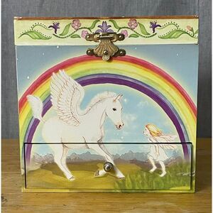 EnchantedMints Pegasus Music Box Moonlight Sonata Jewelry Box 2009 WORKS